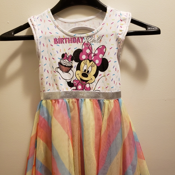 Disney Other - Disney Minnie Mouse Tutu Birthday Girl Dress